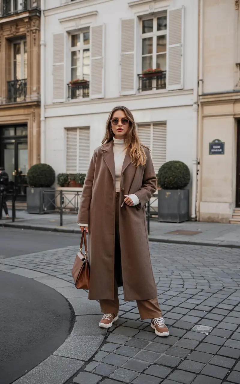 early winter outfits Parisian Neutral Layers