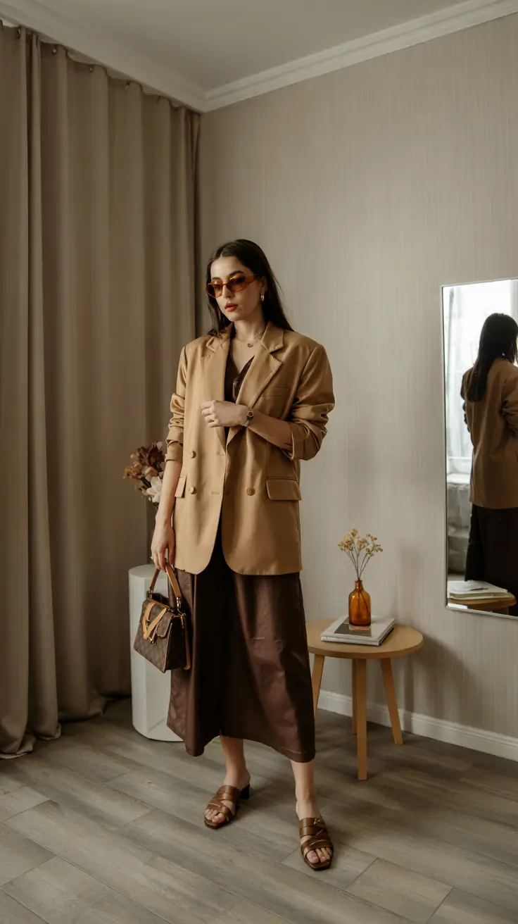 early winter outfits Smart Casual with Relaxed Tailoring