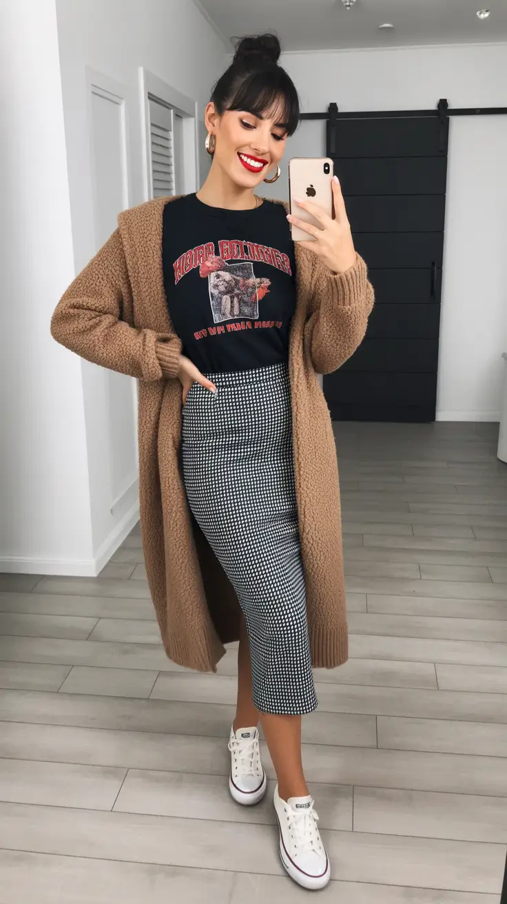 outfits ideas Retro Graphic Revival