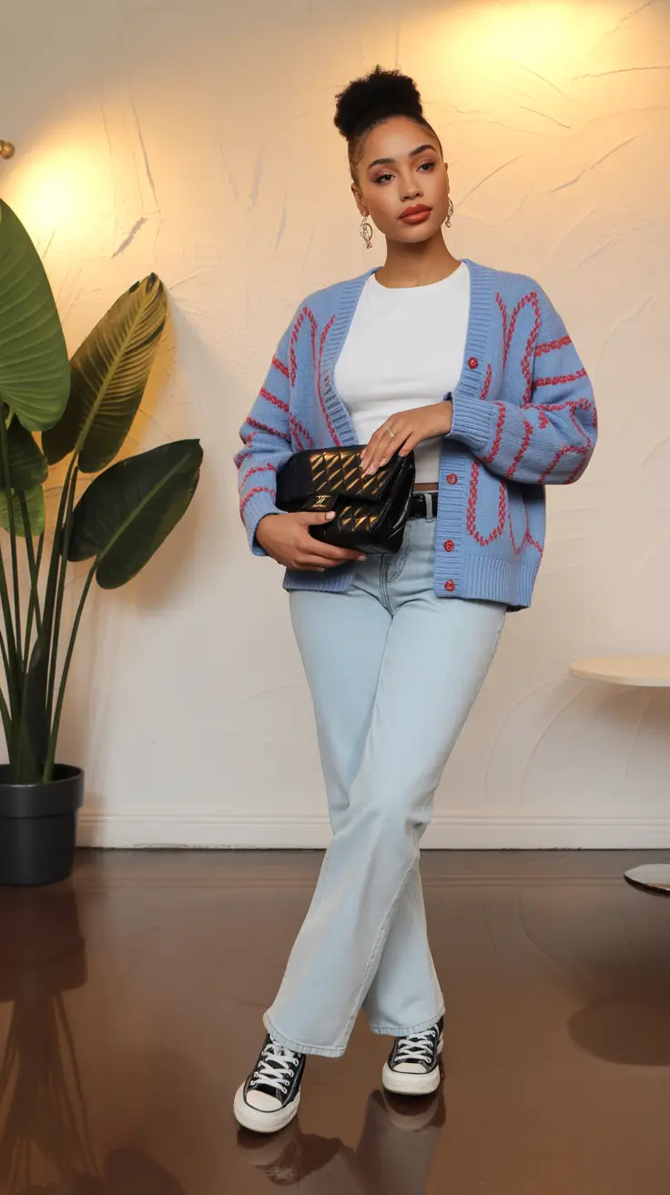 outfits ideas Playful Knit Vibes