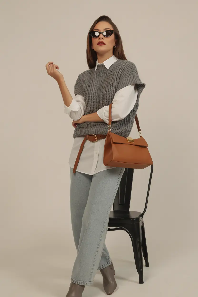 casual outfits for women 2026 layered smart the academic cool trend