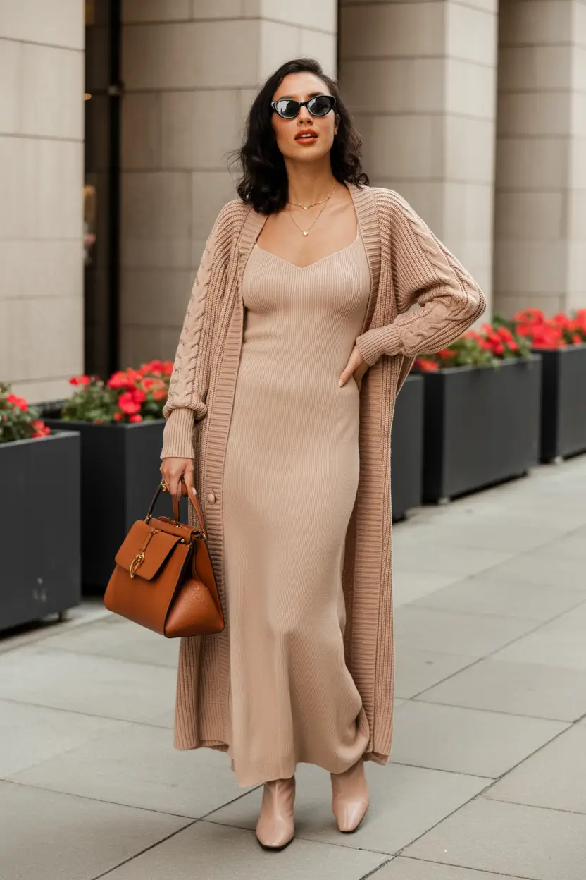 casual outfits for women 2026 soft knit harmony feminine strength in neutrals