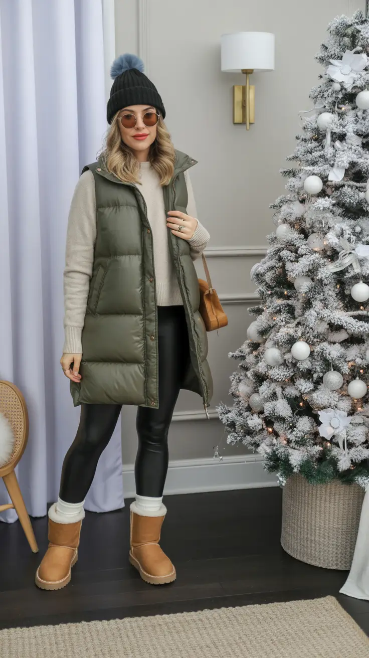 casual winter outfits Layered and Cozy With a Modern Edge