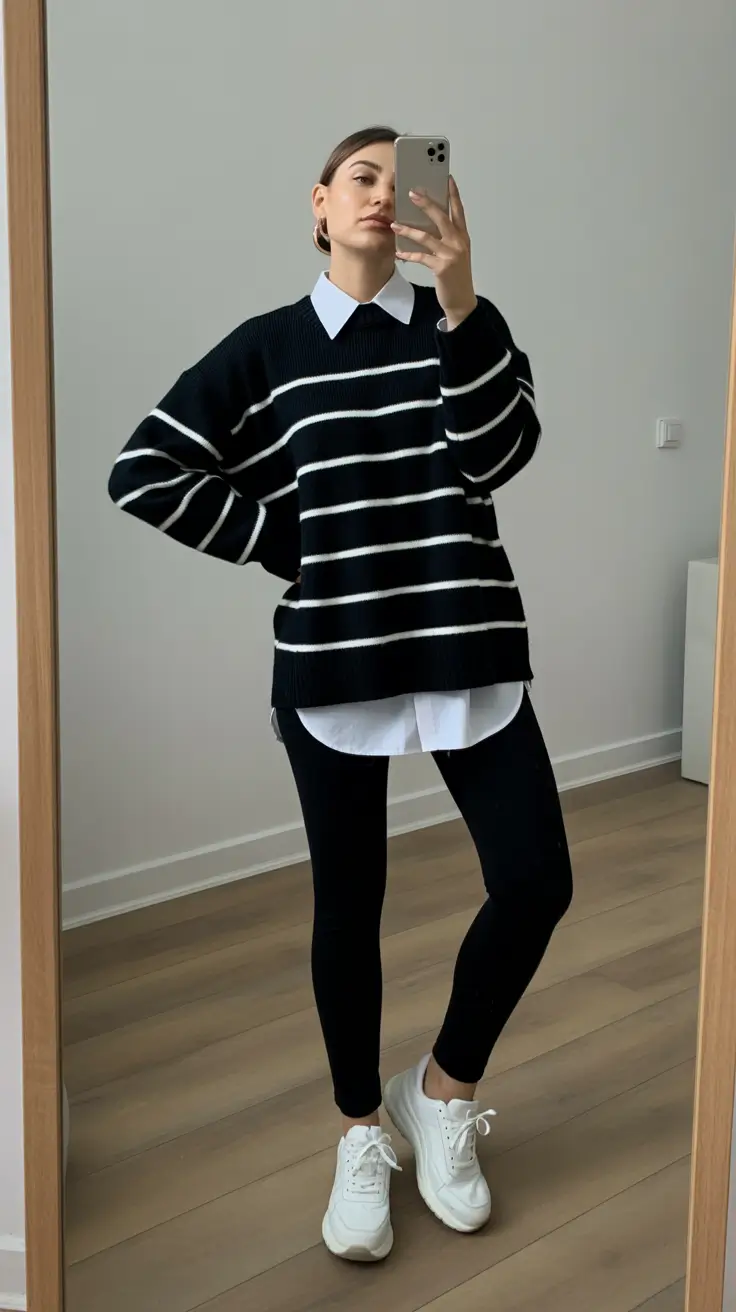 comfy outfits for women 2026 striped simplicity