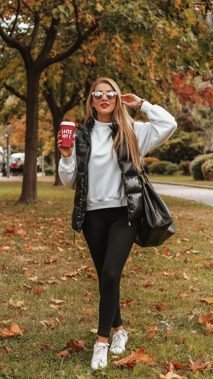 Cozy outfits to Wear in November 2025 effortless latte run layers