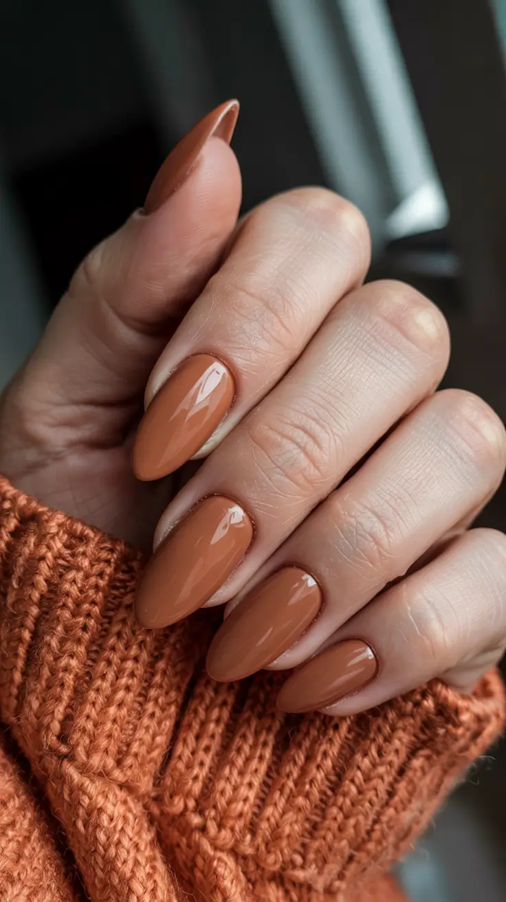fall/winter nails color Pumpkin Spice Classic