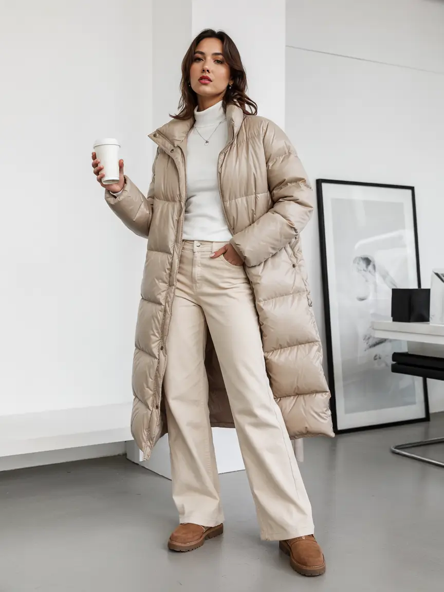 winter fashion inspo Minimalist Warmth