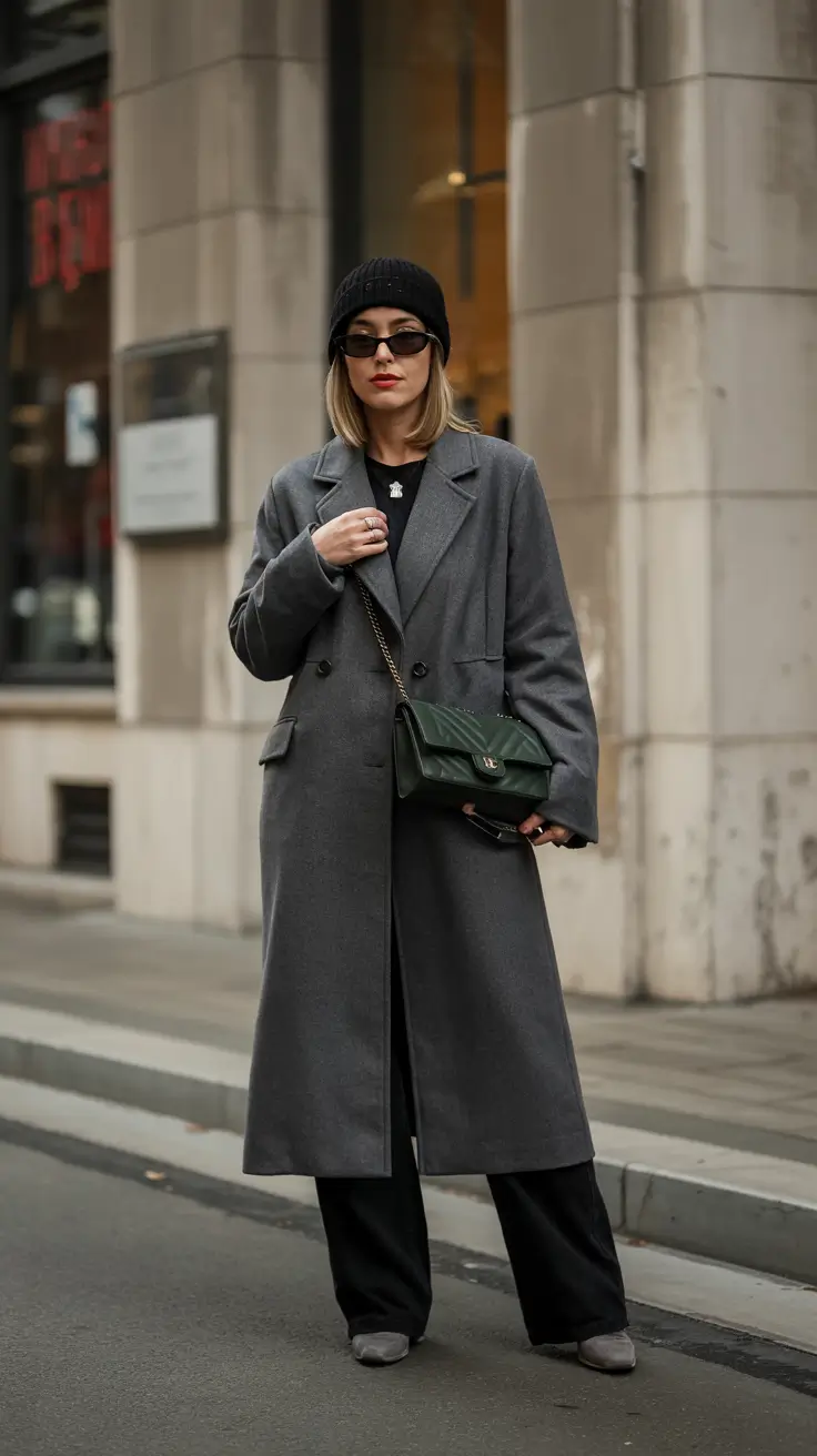 winter fashion inspo Timeless Gray Layers