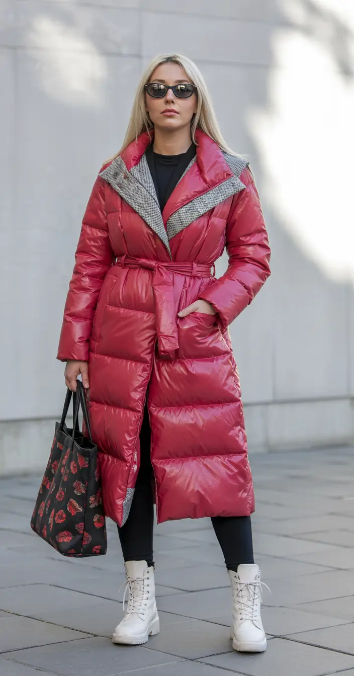 winter fashion inspo Red Power Statement