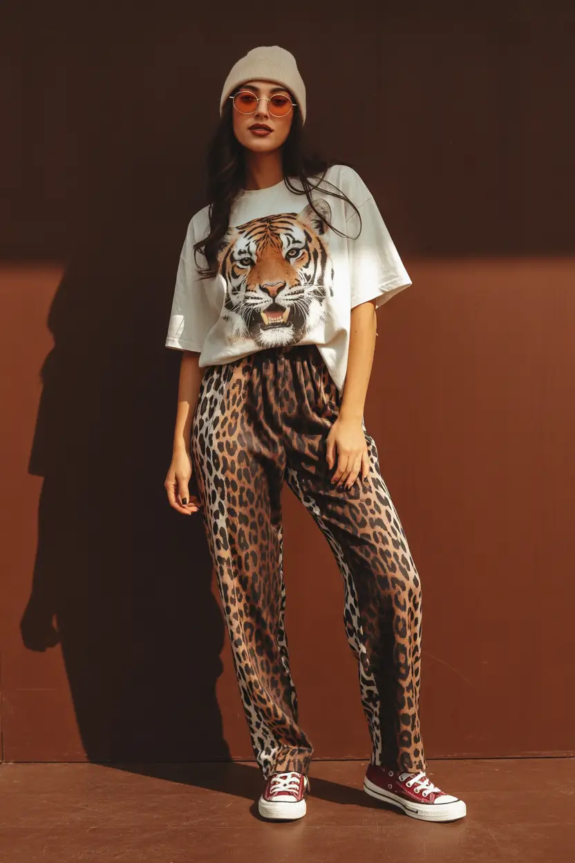 fashion outfits 2026 Wild Prints with Street Spirit