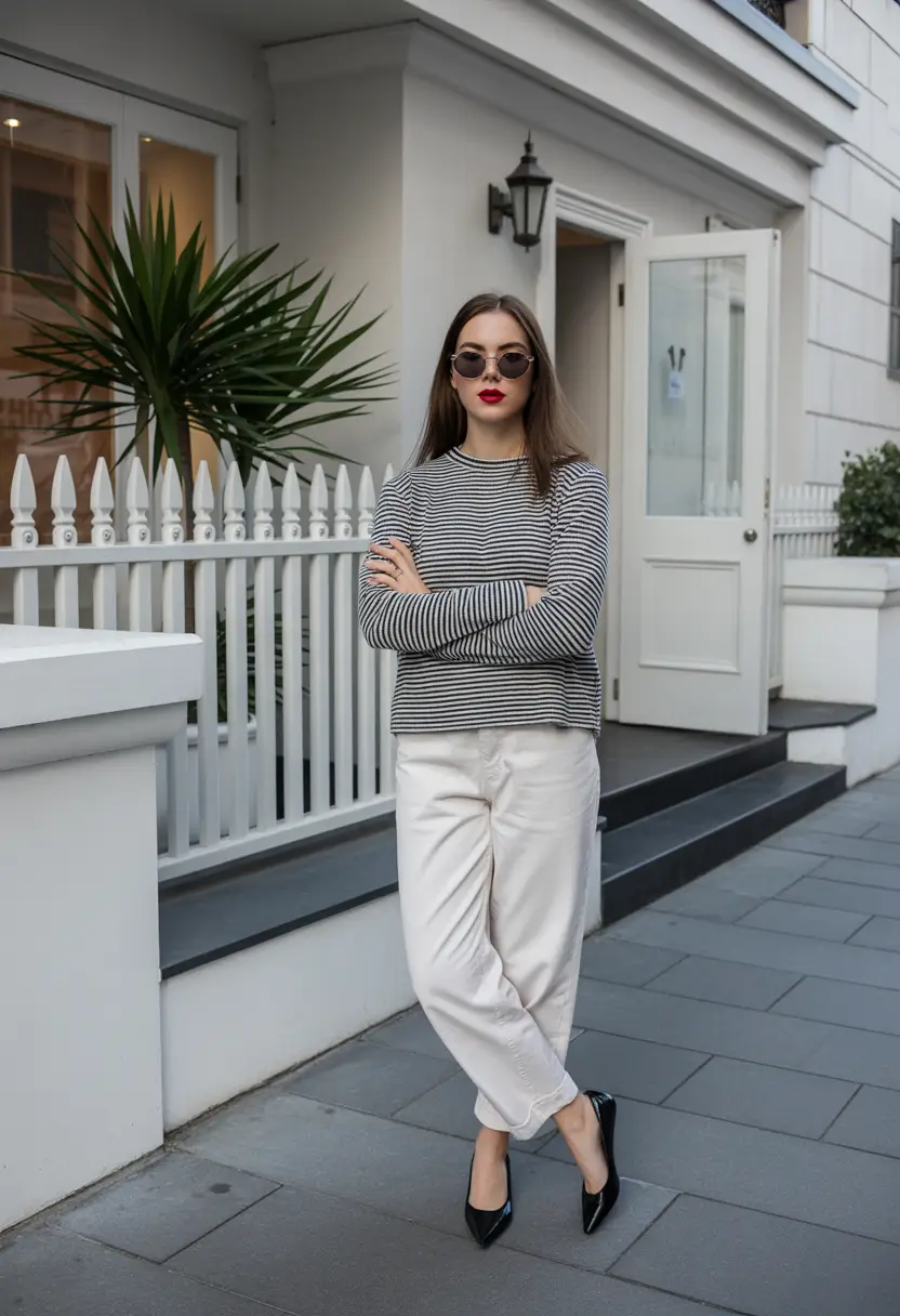 fashion outfits 2026 Parisian Lines and Monochrome Calm