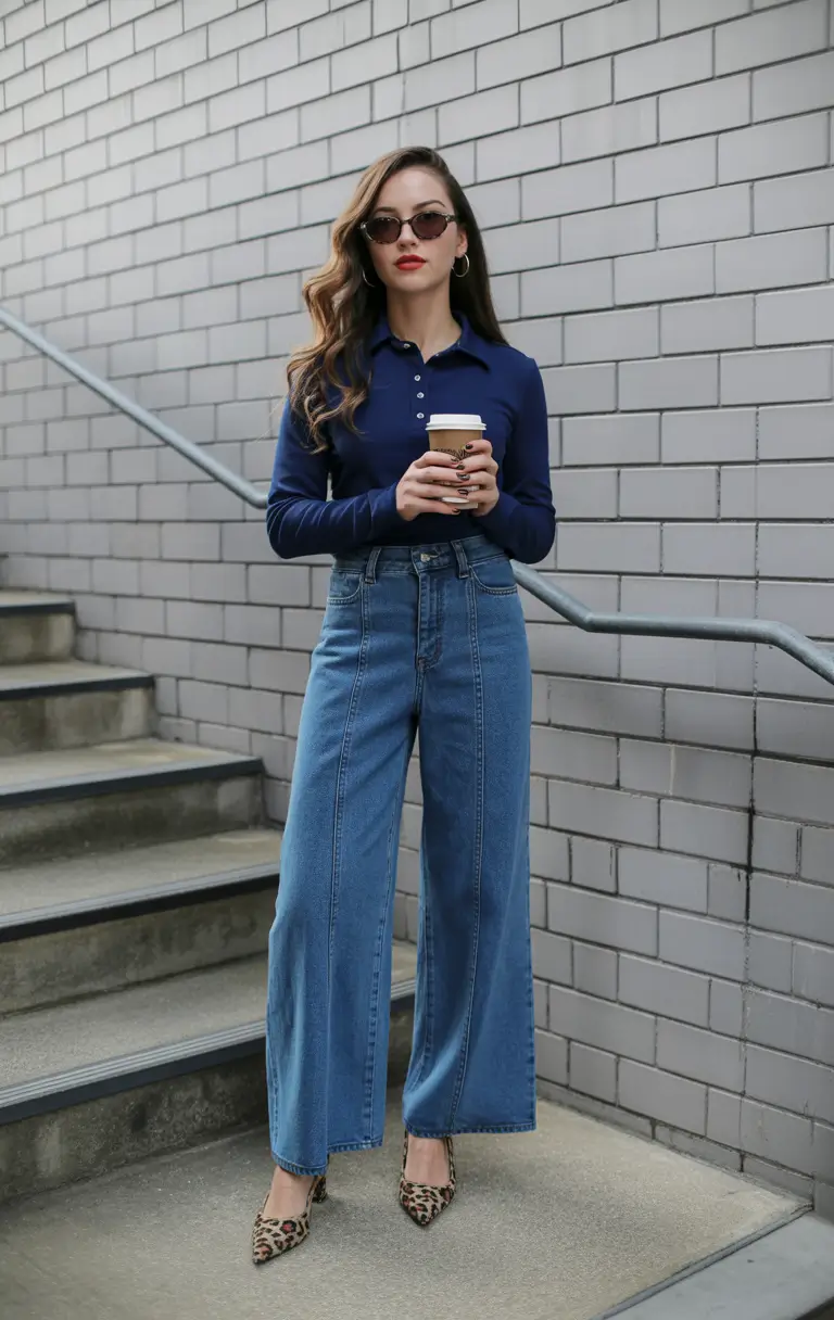 fashion outfits 2026 Denim with Poise