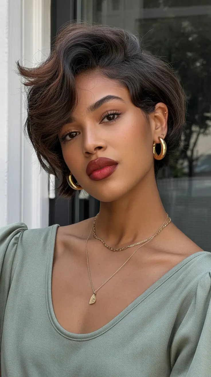 winter hairstyles Soft Volume Bob With a Luxe Finish