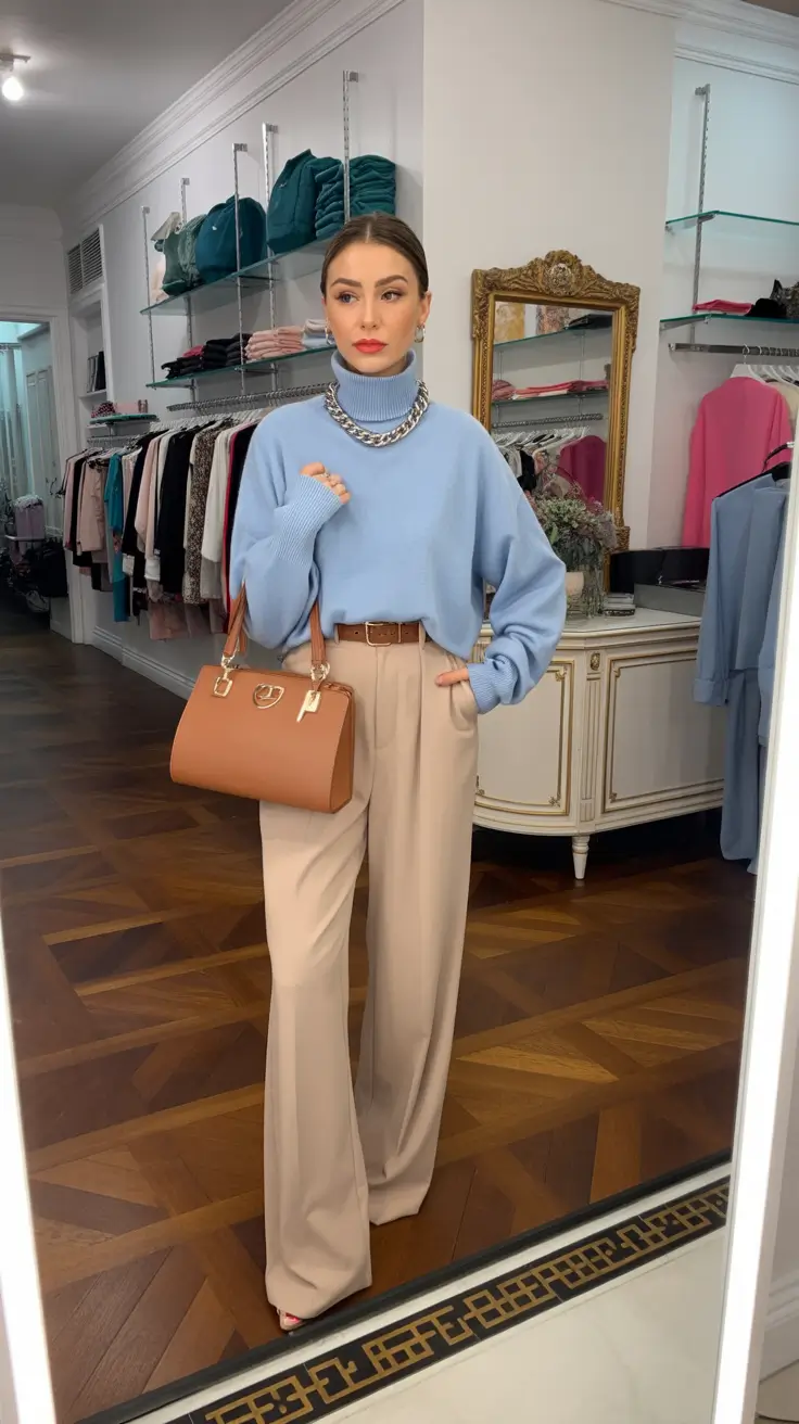 old money outfits 2026 powder blue luxury