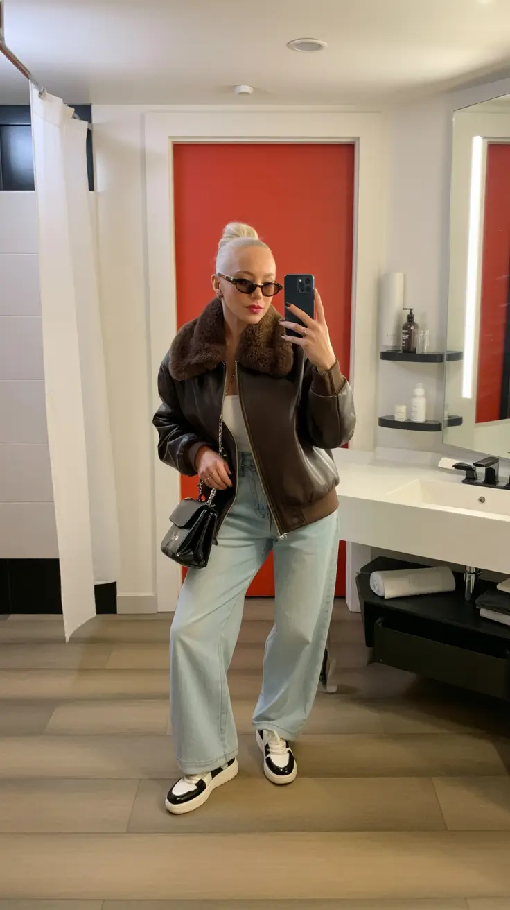 winter outfits over 50 effortlessly cool leather vibes