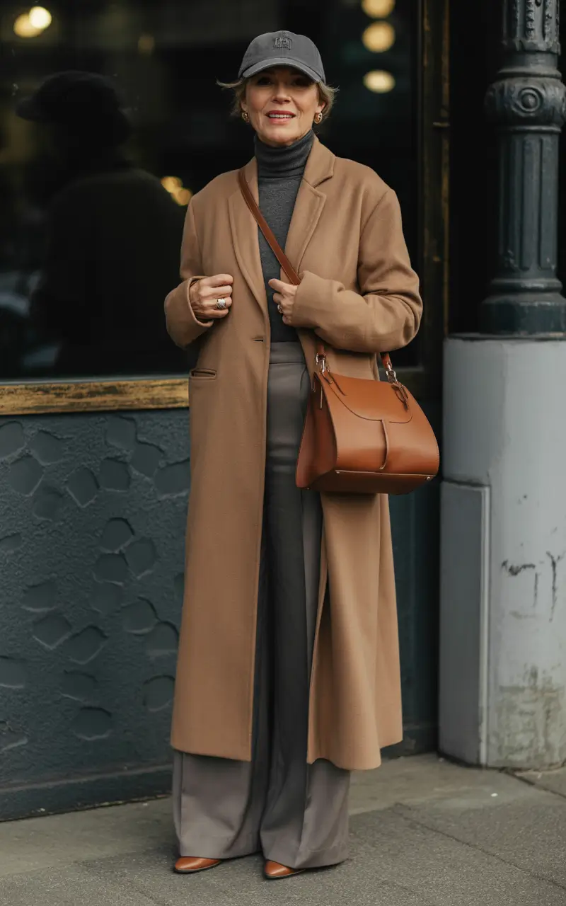 winter outfits over 50 sporty neutrals with tailored layers