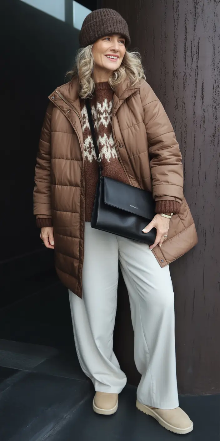 winter outfits over 50 cozy nordic casual