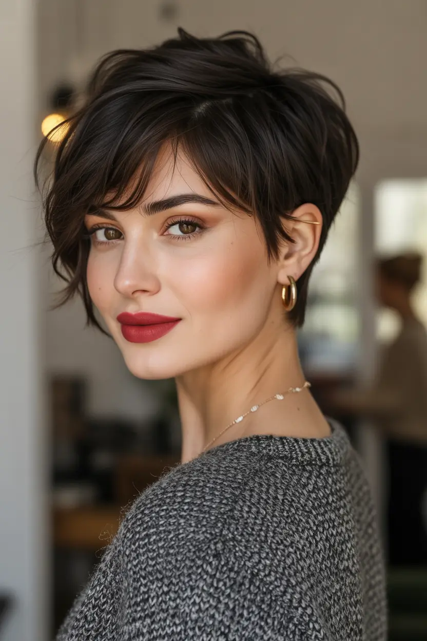 winter pixie haircuts Soft Tousled Pixie With Layers