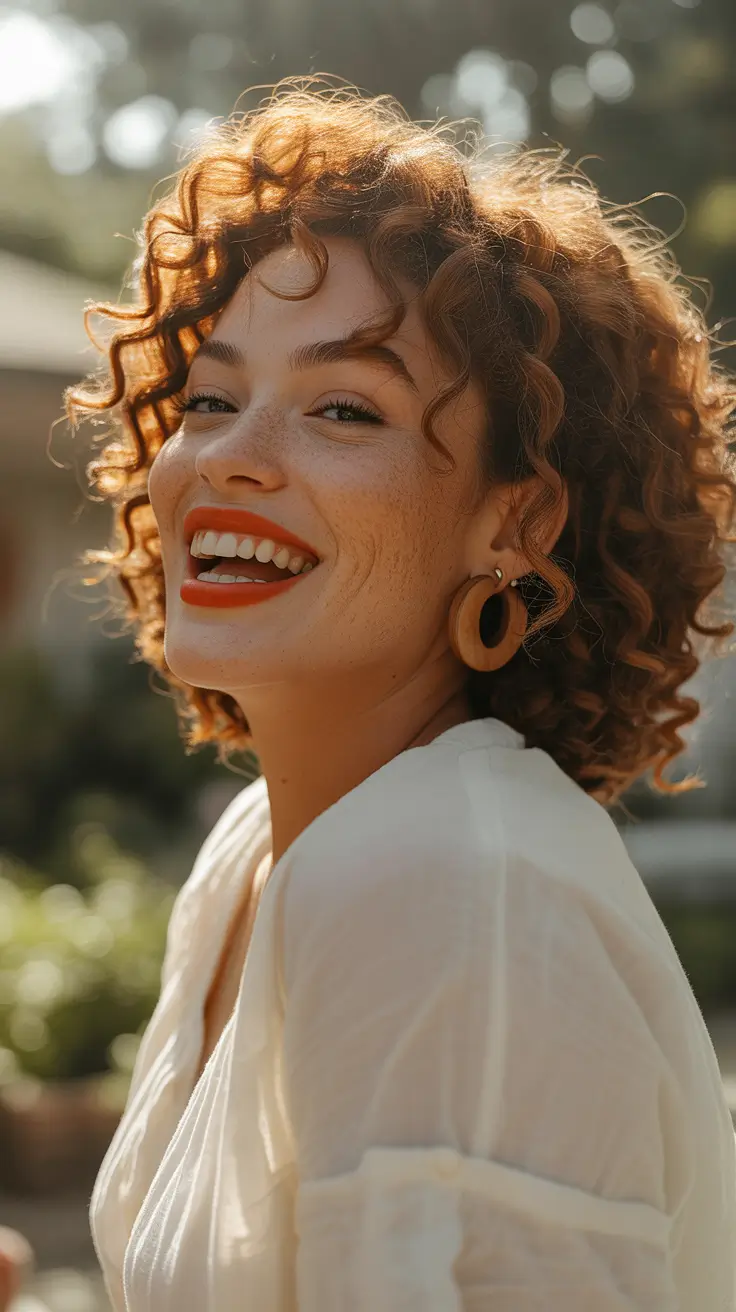 winter hair colors for black women Golden Copper Glow