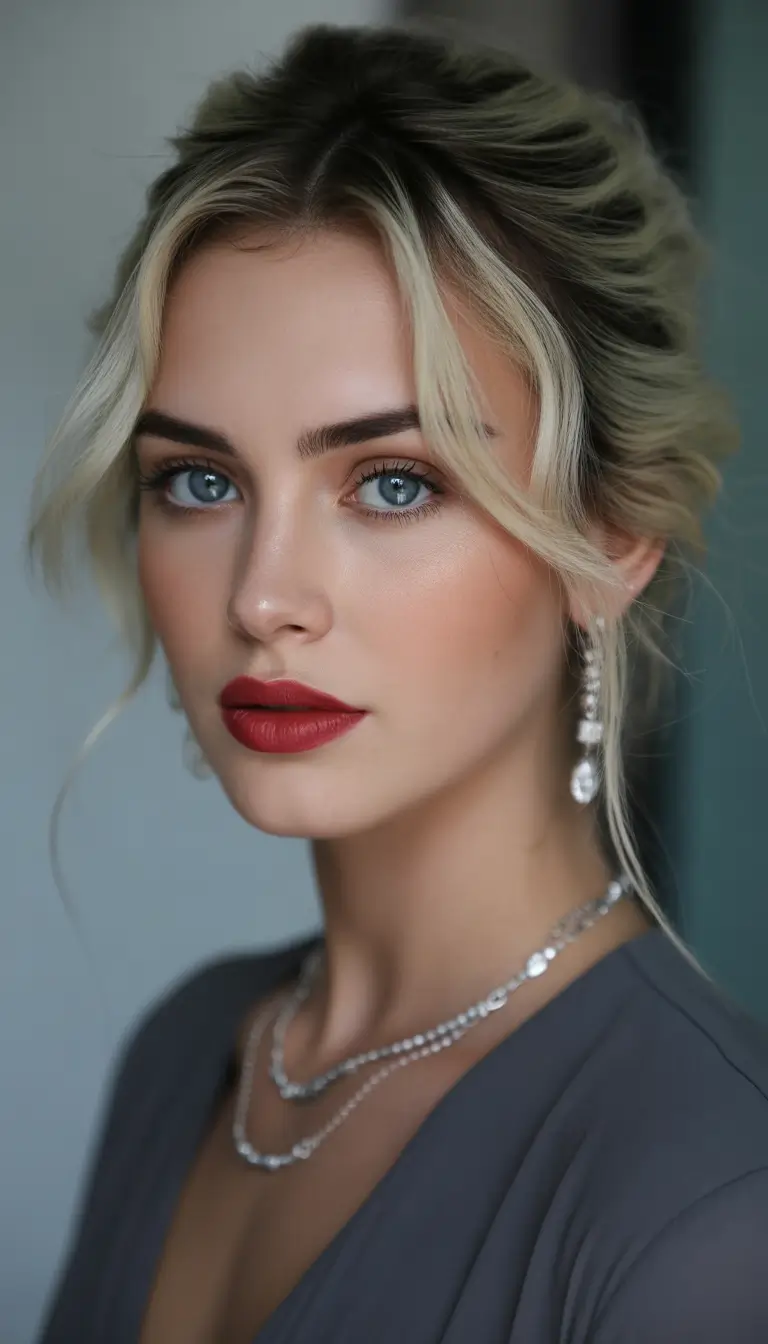 Winter 2025-2026 Hair Colors Ideas for Blondes Frosted Blonde with Face-Framing Glow