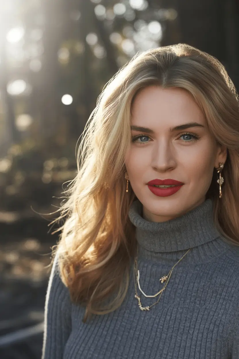Winter 2025-2026 Hair Colors Ideas for Brunette Golden Brunette with Soft Sunlit Dimension