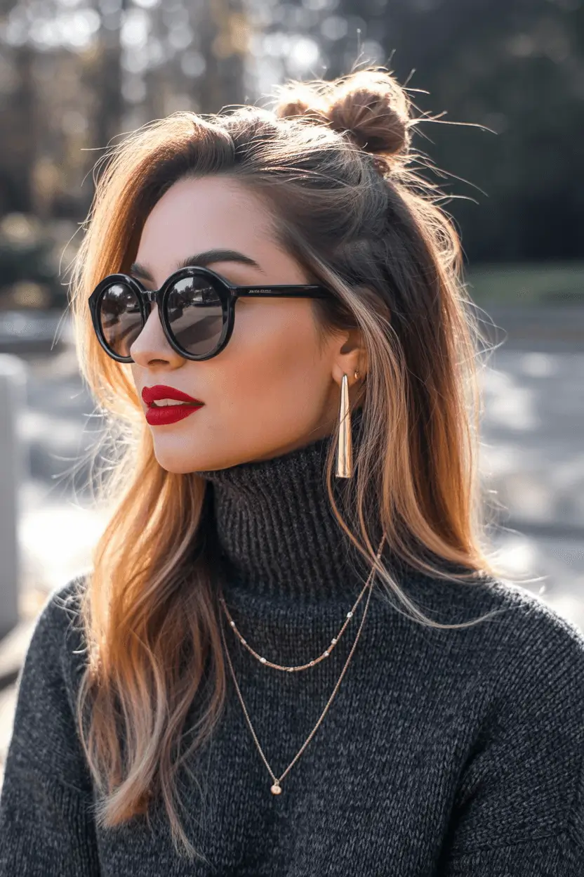 Winter 2025-2026 Hair Colors Ideas for Brunette Textured Brunette Layers with Natural Lift