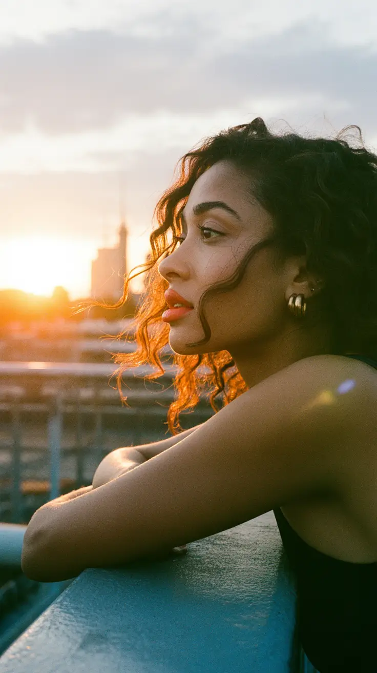 winter hair colors dark skin Amber Twilight Waves