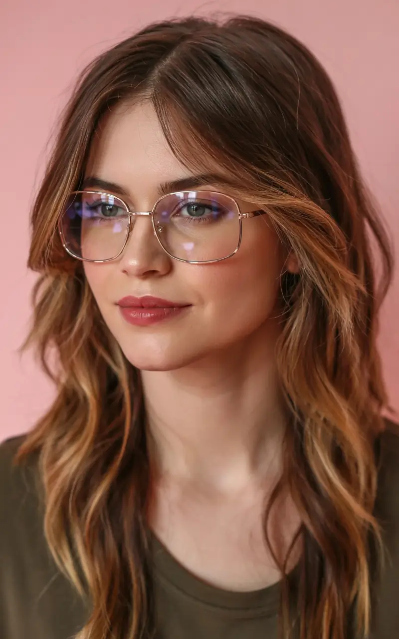 winter haircuts Relaxed Layers with Warm Tones