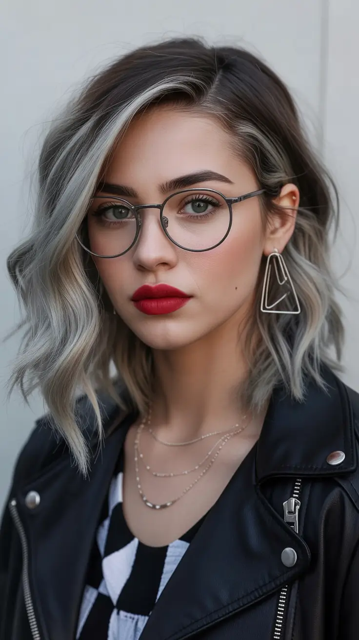 Winter Haircuts and Colors 2025-2026 Trends Cool Ash Highlights with Edgy Layers