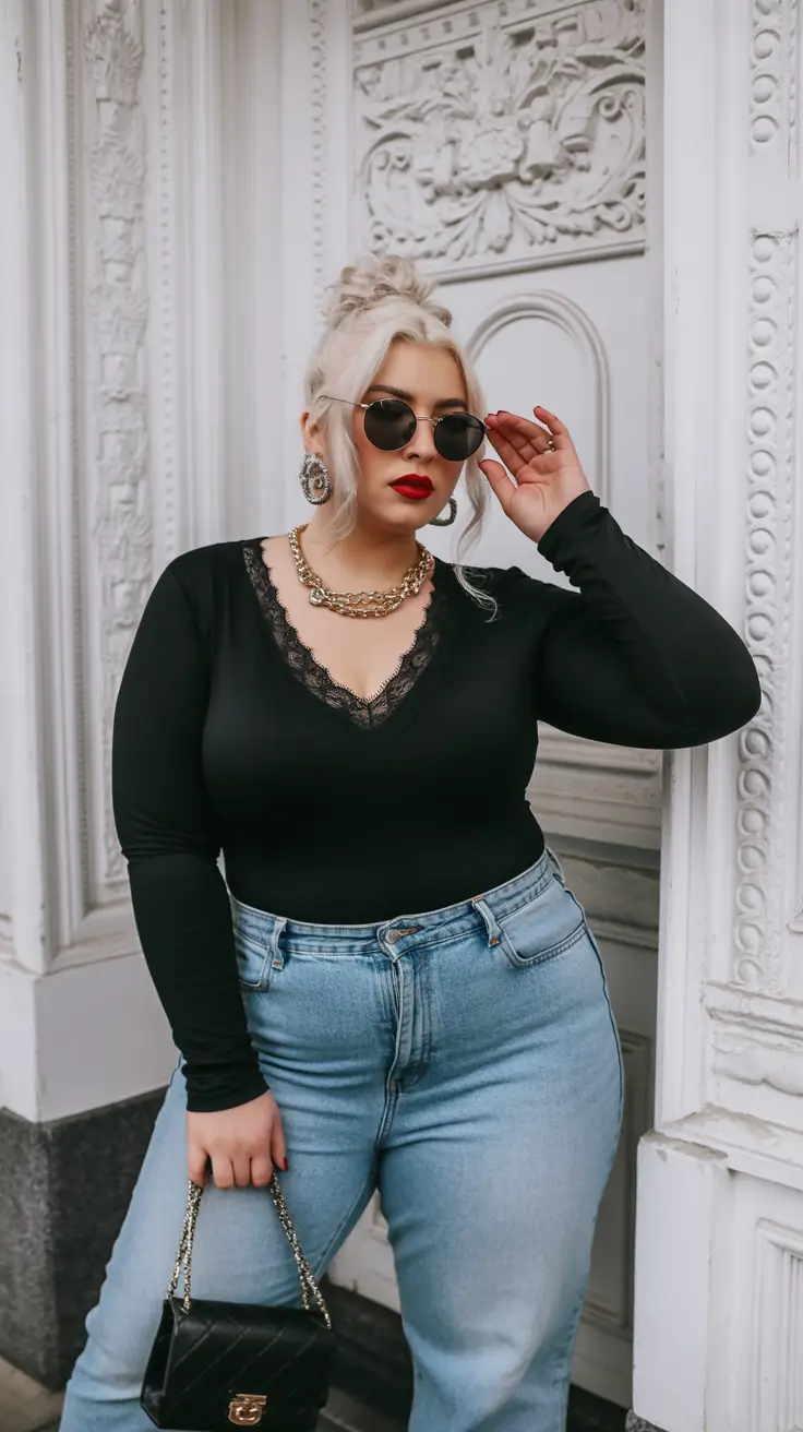 Winter hairstyles for Plus Size Women Elegant Blonde Updo with Retro Vibes