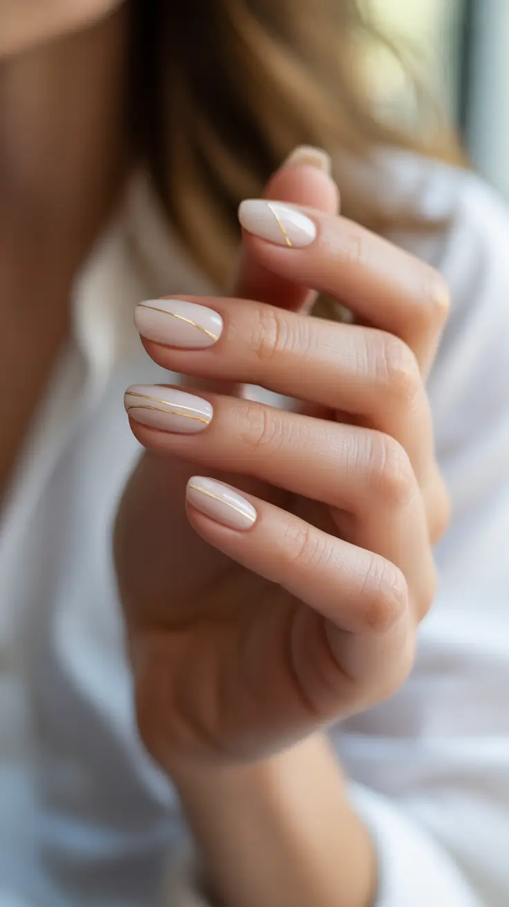 winter holiday nails 2025-2026 golden whisper