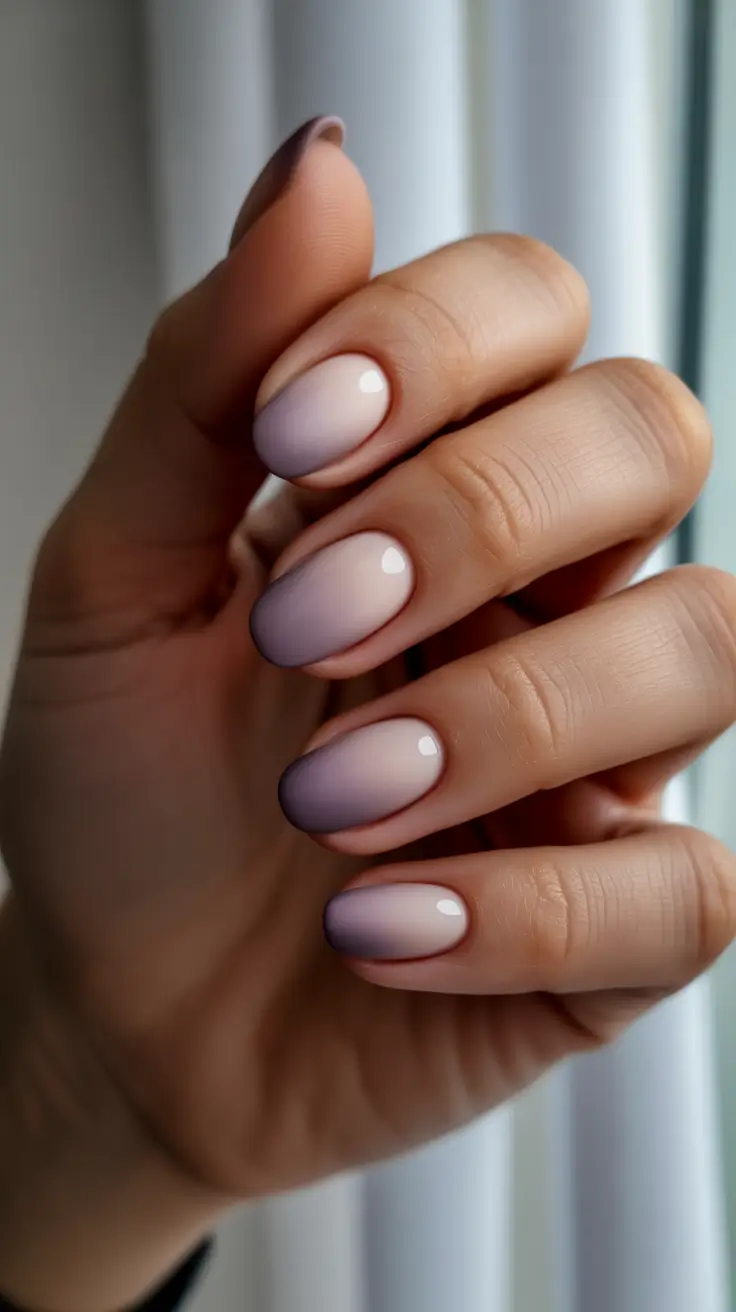 winter holiday nails 2025-2026 amethyst fade