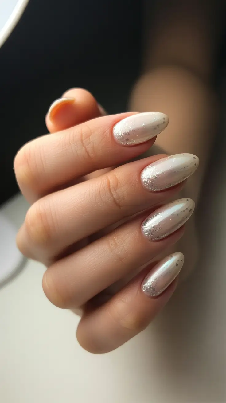 winter holiday nails 2025-2026 frosted sugar glow