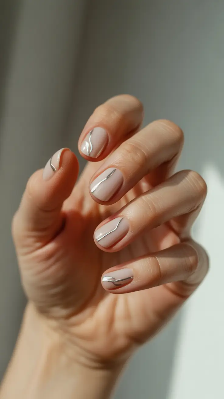 winter-color-nails-no-design-silver-stream-minimalism