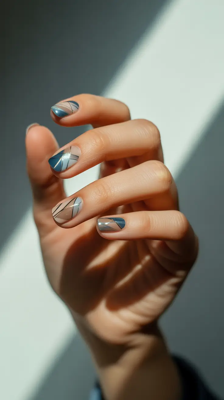 winter-nails-design-and-color-steel-blue-angles