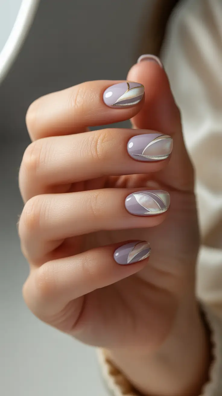 colorful-nails-design-winter-lilac-petal-glaze