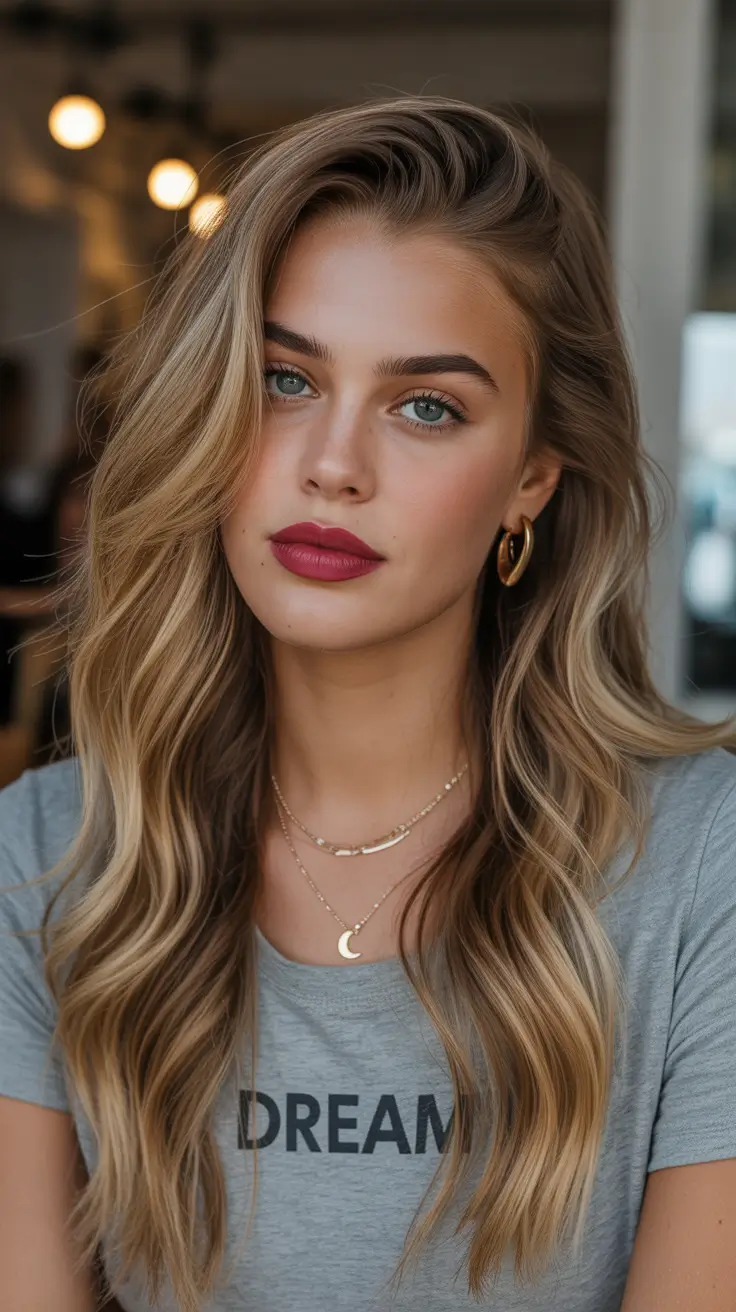 blonde hair color Soft Honey Waves For A Warm 2026 Glow