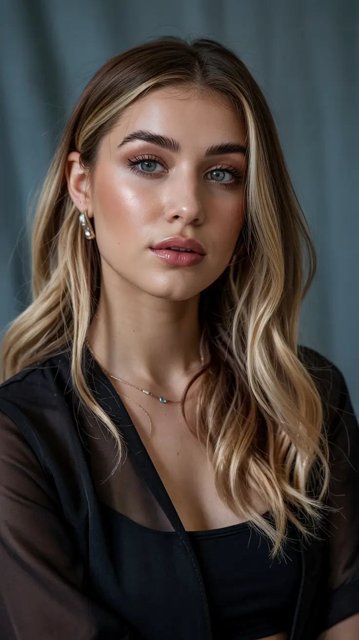 blonde hair color Neutral Beige Blonde With Soft Gradient Lengths