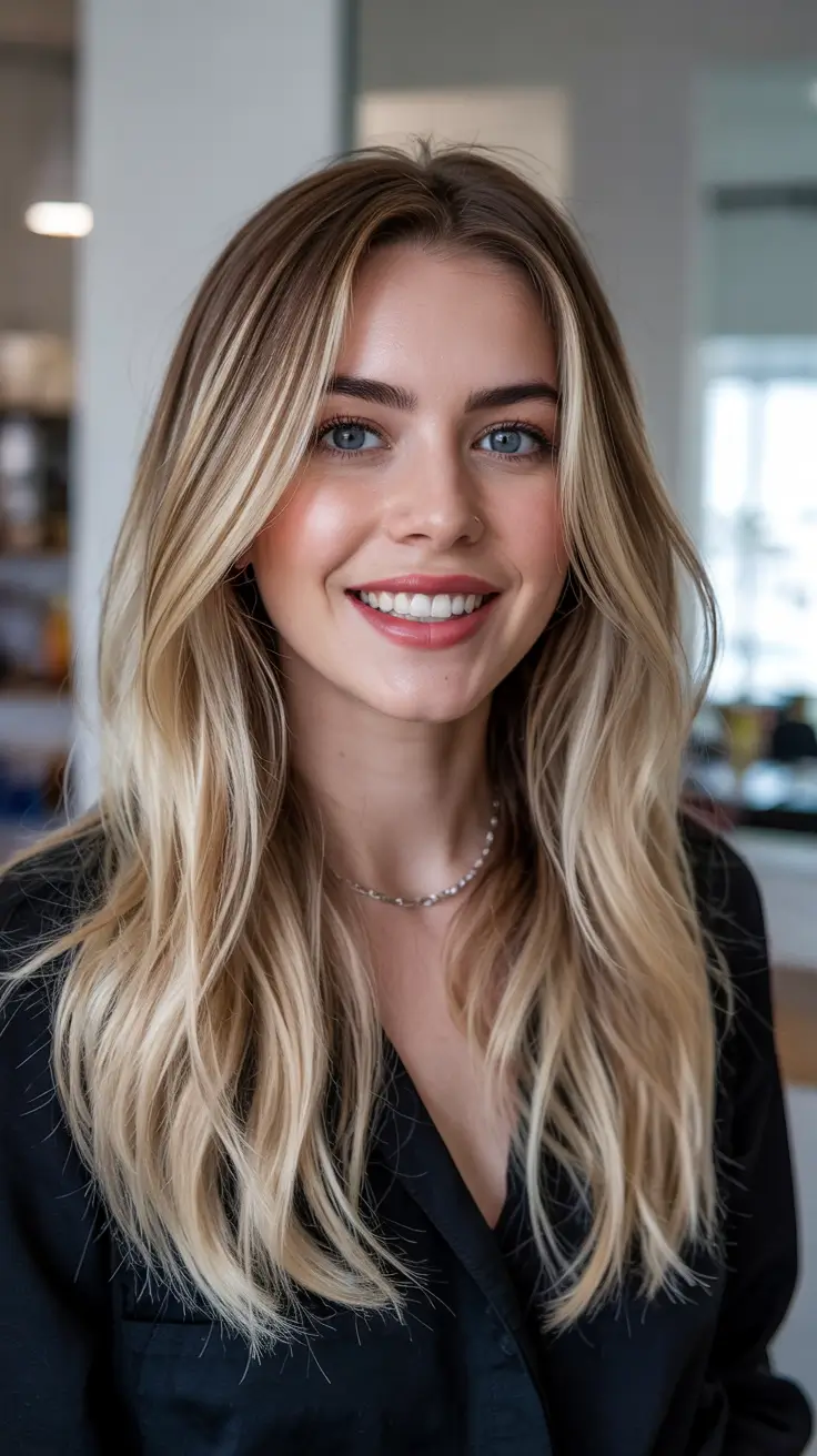 blonde hair color Bright Neutral Blonde With Clean Dimensional Lift