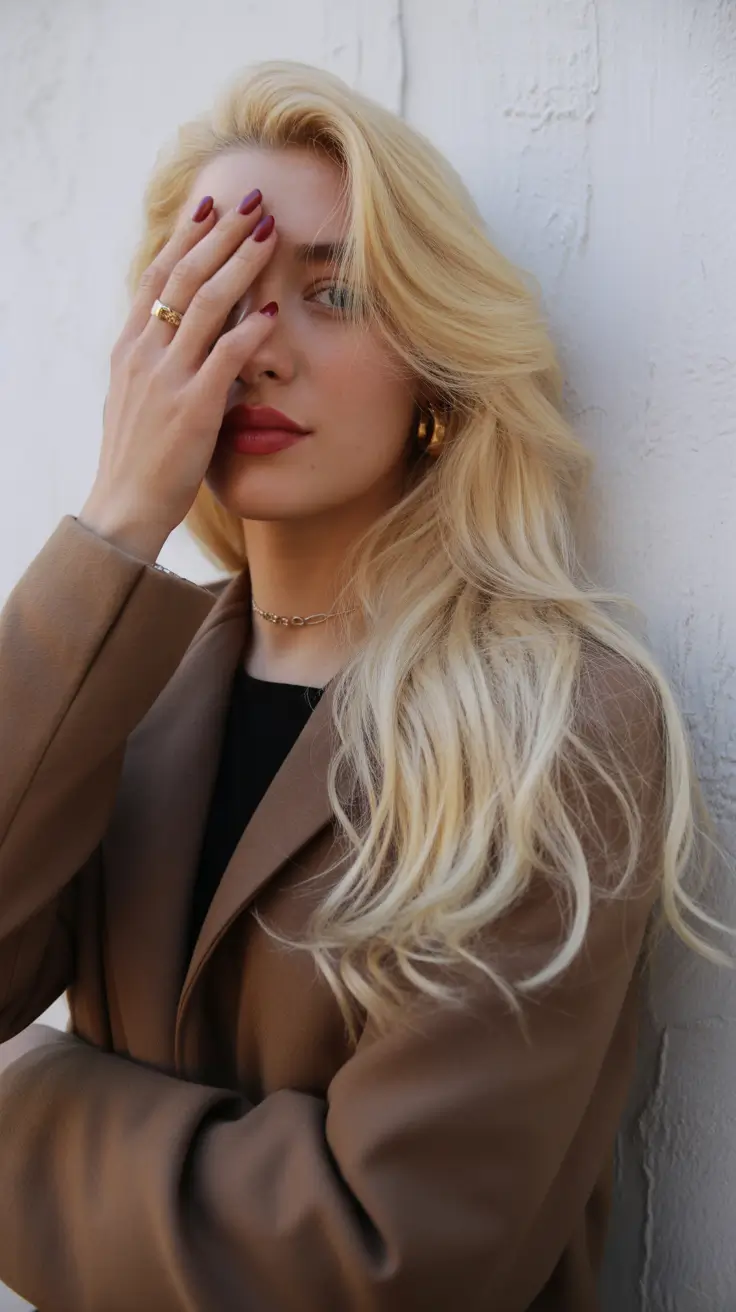 blonde hair color Classic Soft Butter Blonde With Timeless Movement