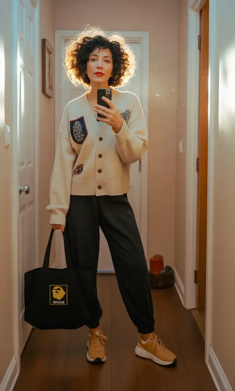 Casual outfits for women over 50 in 2026 Playful Knit Comfort With Weekend Ease