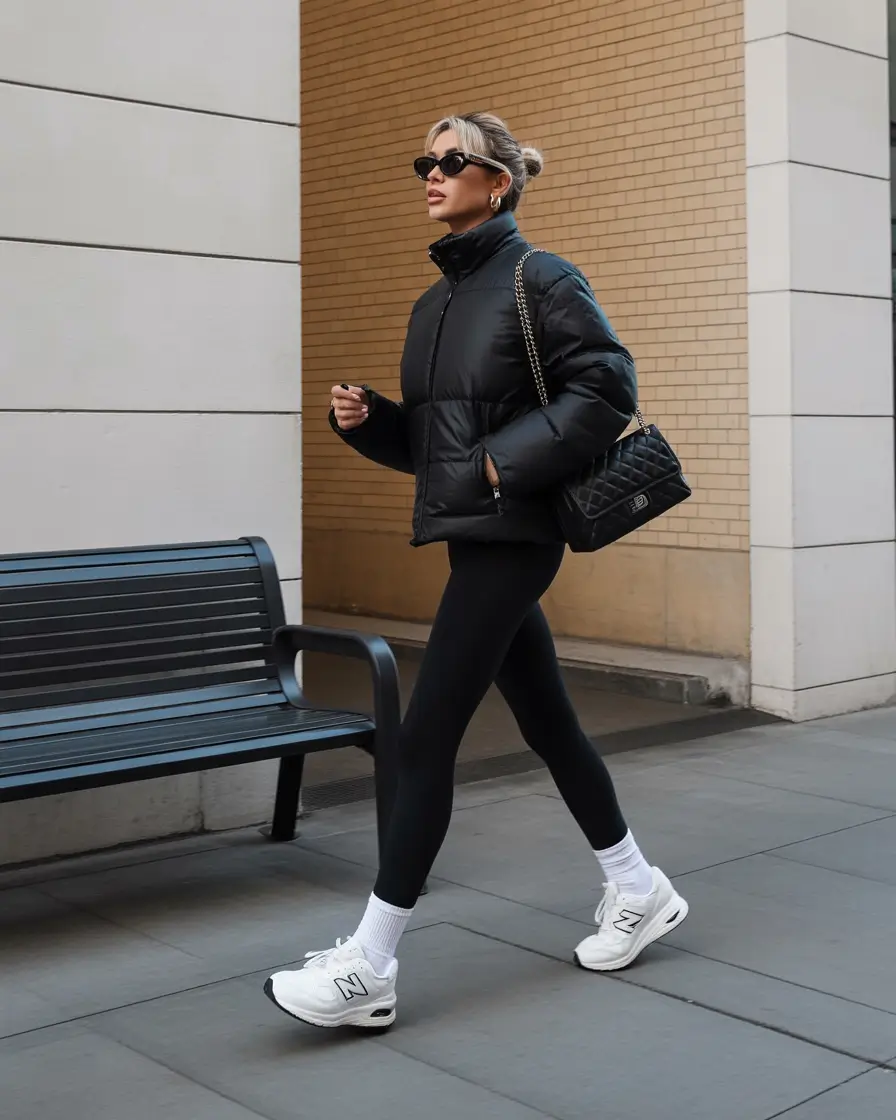 legging outfits Black Street Edit