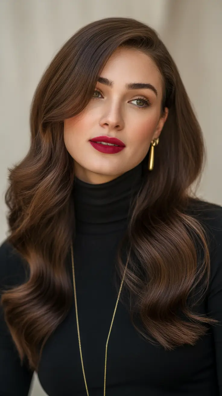 chocolate brown hair color Classic Deep Chocolate Luxe