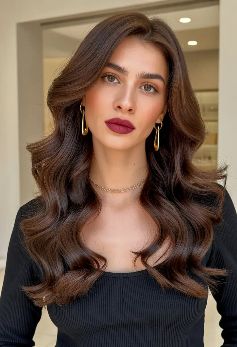 chocolate brown hair color Deep Luxe Espresso Elegance