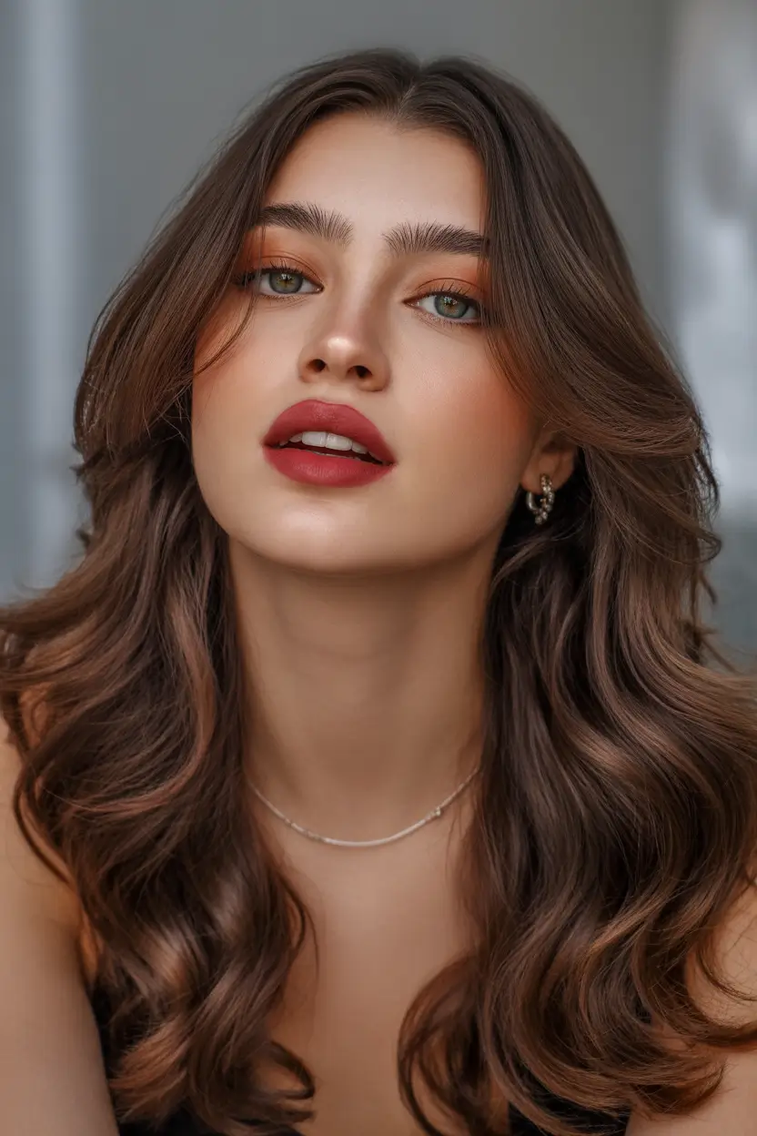 chocolate brown hair color Velvety Cinnamon Chocolate Glow