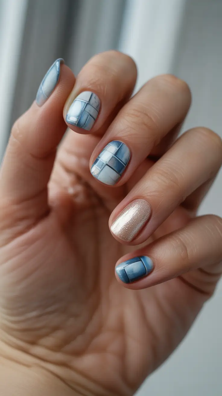 christmas-nail-colors-2025 blue-frosted-windowpanes