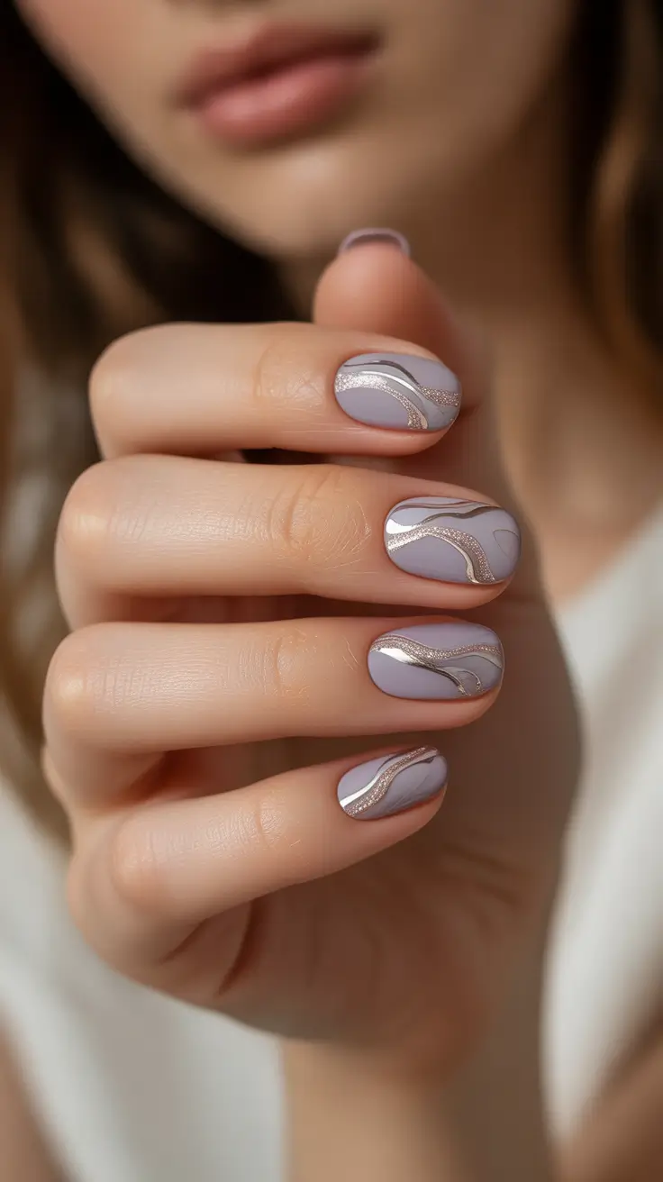 christmas-nail-colors-2025 frosted-lilac-waves