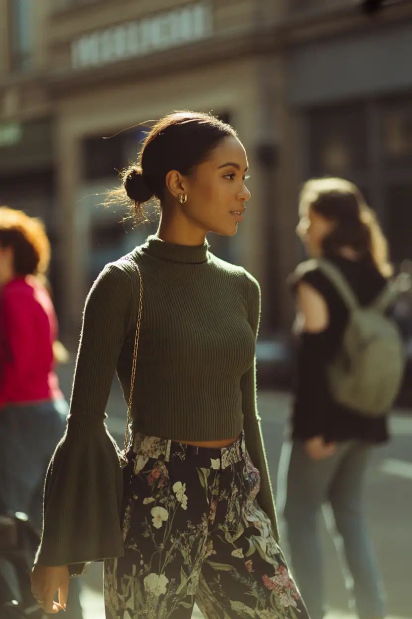 comfortable travel outfits 2026 Boho Layers With Warm Earth Tones