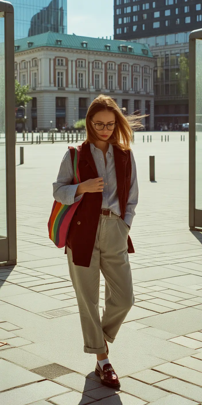 travel outfits 2026 Relaxed tailoring for urban travel days