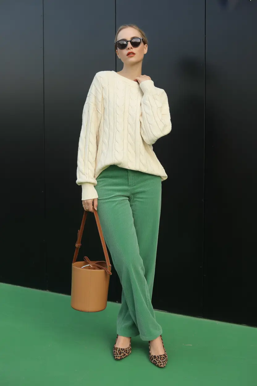 cute outfits 2026 soft green sophistication